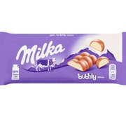 Milka Bubbly White