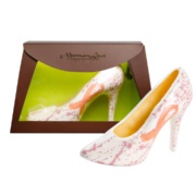 Norman Love High Heel Shoe White