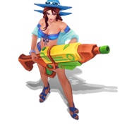 Pool Party Caitlyn: Aquamarine