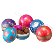 Prestat Chocolate Truffle Christmas Baubles