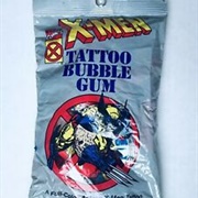 Fleers X-Men Tattoo Bubble Gum