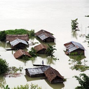 Flooding of the Brahmaputra River