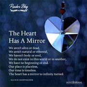 The Heart Has a Mirror - Poetry by Alexis Karpouzos
