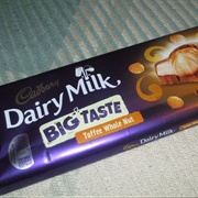 Dairy Milk Big Taste Toffee Whole Nut