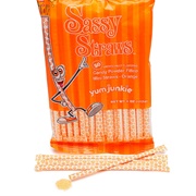 Sassy Straws Orange Candy Powder