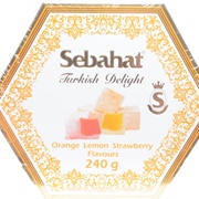 Sebahat Turkish Delight Orange Lemon Strawberry