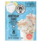 Frozen Bean Birthday Cake Frappe Mix