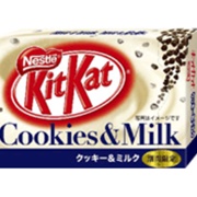 Kit Kat Cookies &amp; Milk