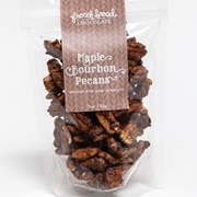 French Broad Maple Bourbon Pecans in Dark Chocolate