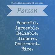 Parson