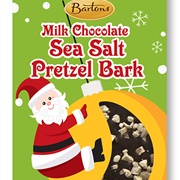 Barton&#39;s Milk Chocolate Sea Salt Pretzel Bark