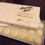 Hawaiian Host Whole Macadamias White Chocolate