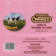 Vaquita Wong&#39;s Tabilla De Chocolate Con Leche