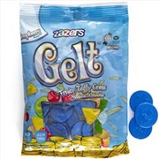 Zazers Gelt Blue Raspberry Taffy Coins