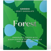 Goodio Forest Birch Leaves Chocolate Square