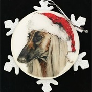 Afghan Hound Ornament