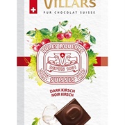 Villars Dark Kirsch Swiss Liquor Chocolate