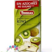 Torras Kiwi White Chocolate