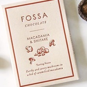 Fossa Macadamia &amp; Shitake Chocolate