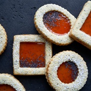 Blood Orange Poppy Seed Cookie