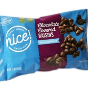 Nice Chocolate Covered Raisins