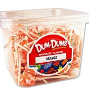 Dum Dums Orange