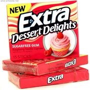 Extra Dessert Delights Raspberry Vanilla Cupcake