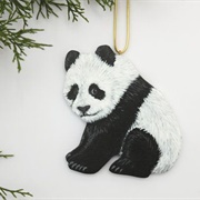 Baby Panda Ornament