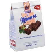 Manner Chocolate Covered Hazelnut Wafers