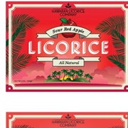 Hawaiian Licorice Company Sour Red Apple Licorice