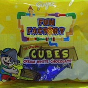 Goya Fun Factory Cubes White Chocolate