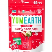 Yum Earth Candy Cane Pops