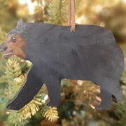 Asian Black Bear Ornament