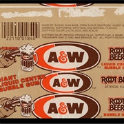 A &amp; W Root Beer Gum