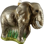 African Elephant Ornament