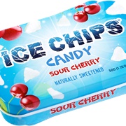 Ice Chips Candy Sour Cherry