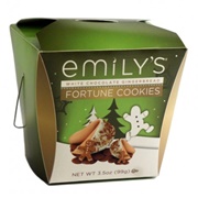 Emily&#39;s White Chocolate Fortune Cookies