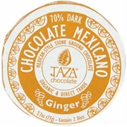 Taza Stone Ground Ginger Chocolate Mexicano