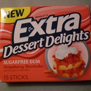 Extra Dessert Delights Strawberry Shortcake Gum