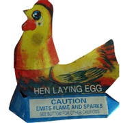 Hen Laying Egg Novelty