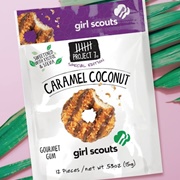 Project 7 Girl Scouts Caramel Coconut Gum