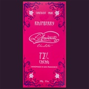 L&#39;amourette Raspberry 72% Dark Chocolate