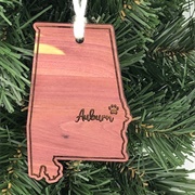 Auburn Ornament