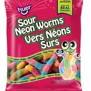 Huer Sour Neon Worms