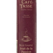 Cafe-Tasse Chocolat Noir Fourre Fruit De La Passion