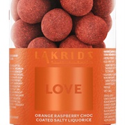 Lakrids Love Orange Raspberry Choc