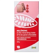 Ikea Beloning Lingonberries Milk Chocolate