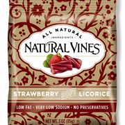 Natural Vines Strawberry Licorice