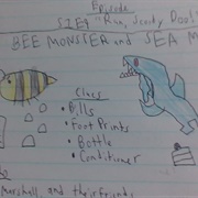 Bee Monster and Sea Monster