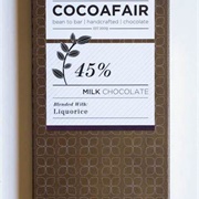 Cocoafair 45% Milk Chocolate &amp; Licorice